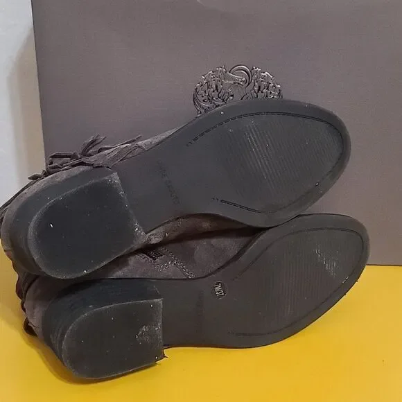 Vince Camuto 'Saree' Grey Suede Boots - Picture 6 of 6